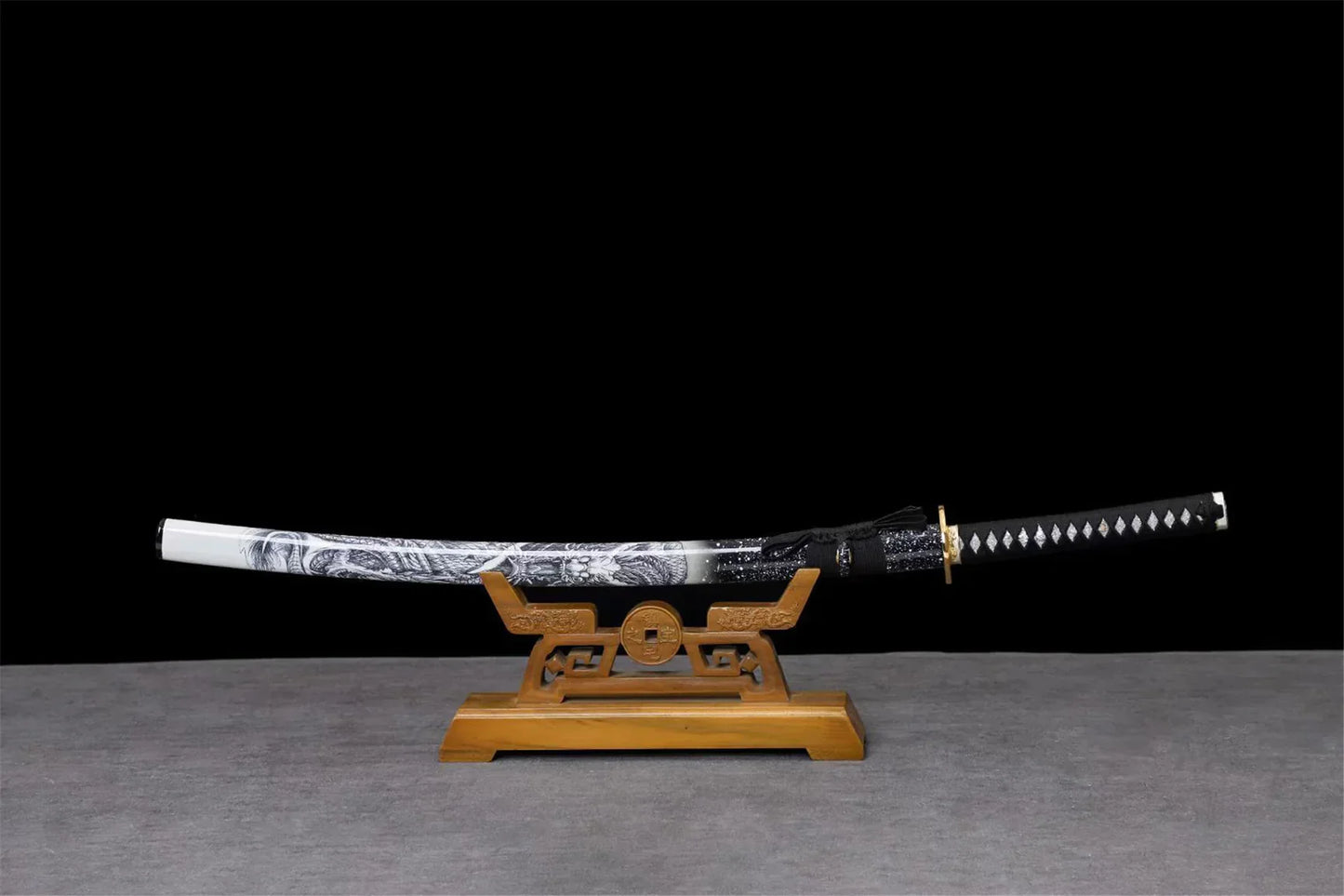 purple bladed katana