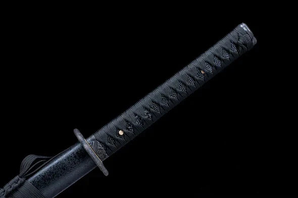    Kurikata-Katana-Tanto-Wakizashi-Kuro-Acier-en-Carbone-1075